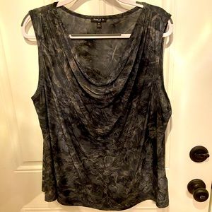 Sami & Jo black and grey blouse 3X